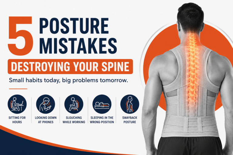 5 Common Posture Mistakes That Are Slowly Damaging Your Spine (And How to Fix Them)